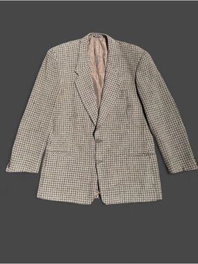Vintage Giorgio Armani Le Collezioni x Tweed Sport Coat Blazer 44L (US 34L)
